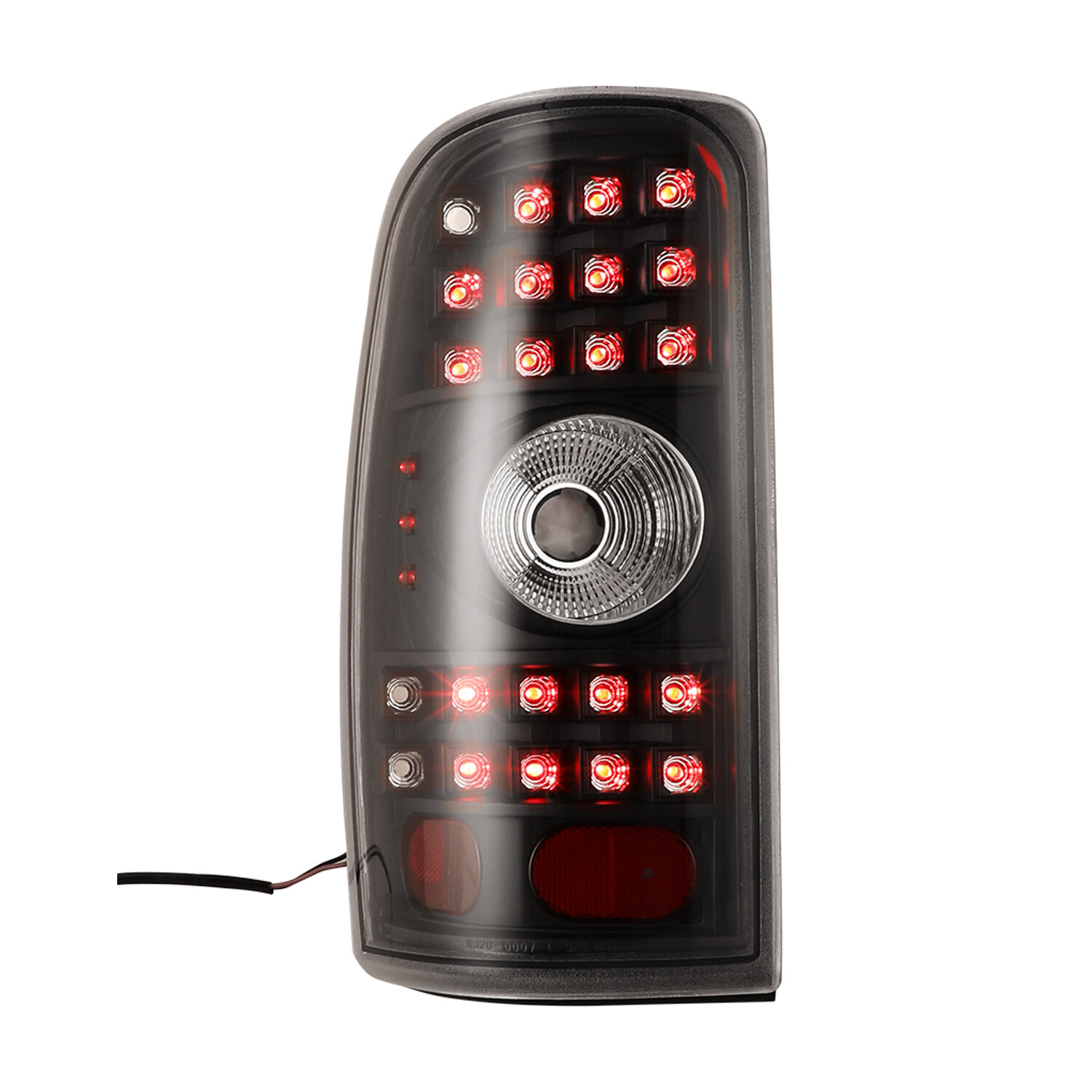 For 2000-2006 Chevy Suburban Tahoe GMC Yukon LED Tail Lights Black Rear Lamps