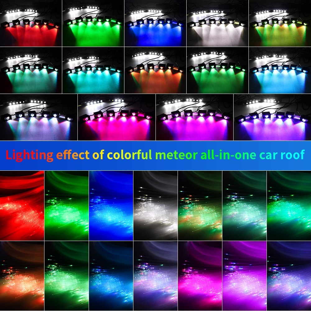 1000PC Car Home Headliner Star Light Kit Roof Twinkle Ceiling Lights Fiber Optic