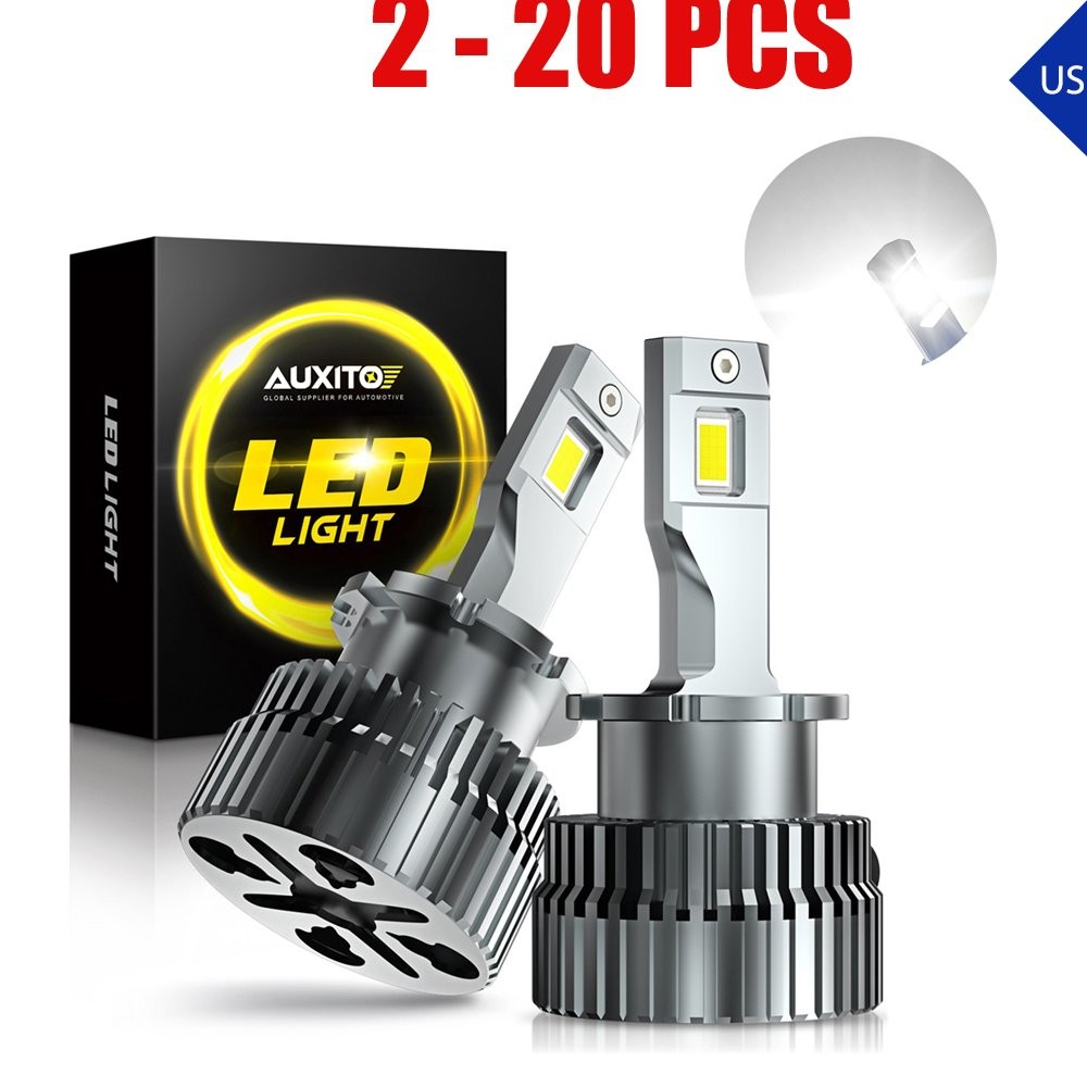 2-20X D4S LED Headlight Bulb Conversion High Low Beam 6500K White Canbus Y19 Kit