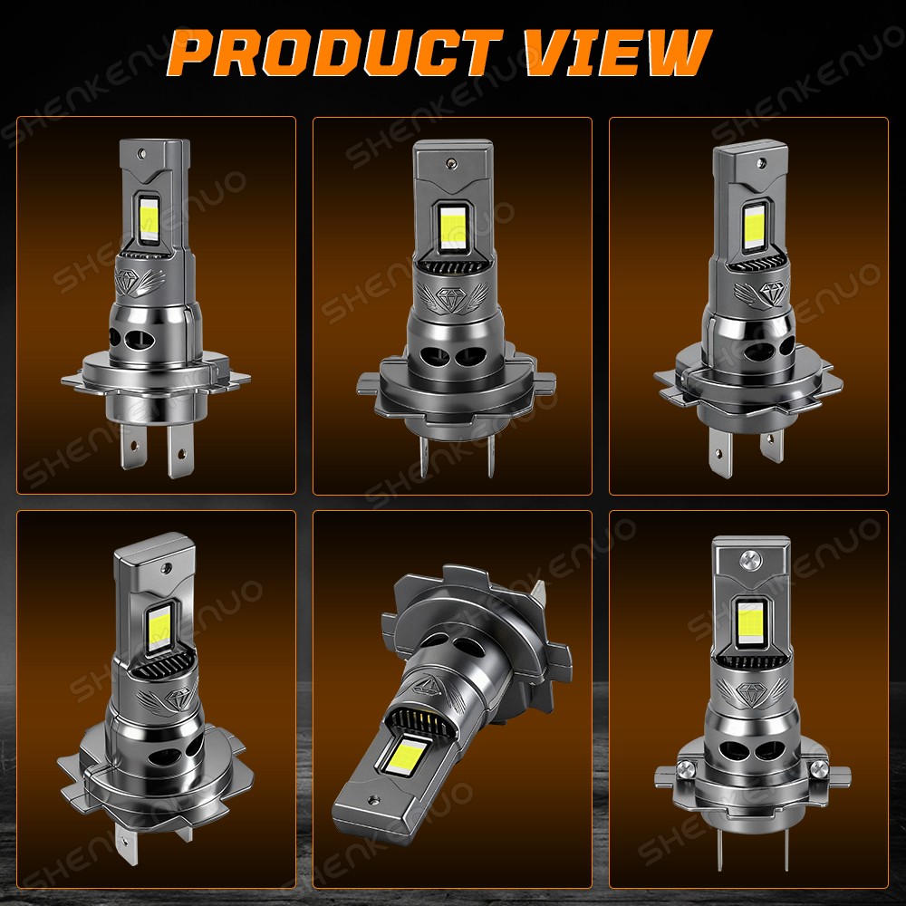 2x H7 LED Headlights Bulbs White Lights For Yamaha YZF R1 2007-14 YZF R6 2005-14