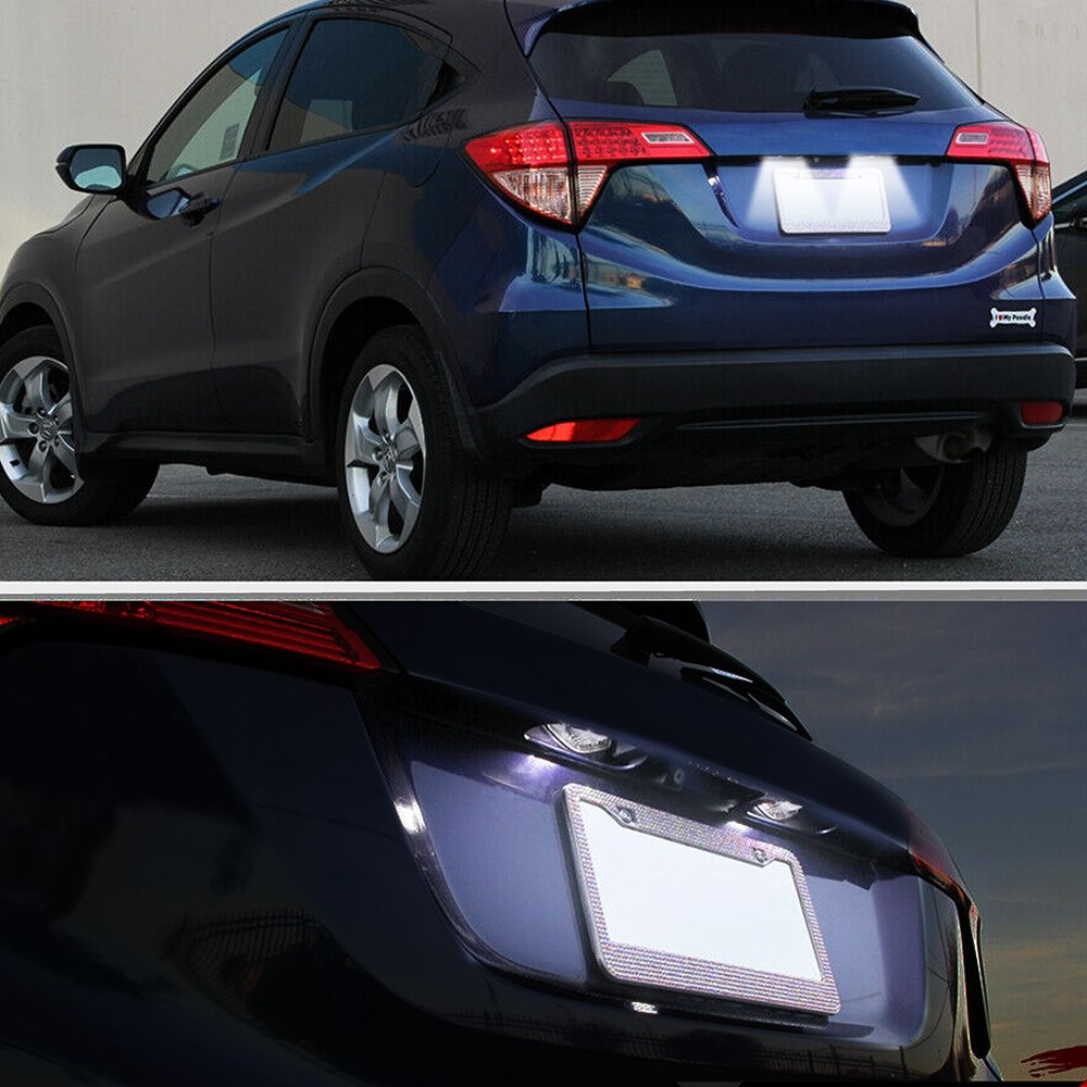 2 PCS License Plate LED Assembly Light For Honda Coupe Civic 2012 2013 2014 2015