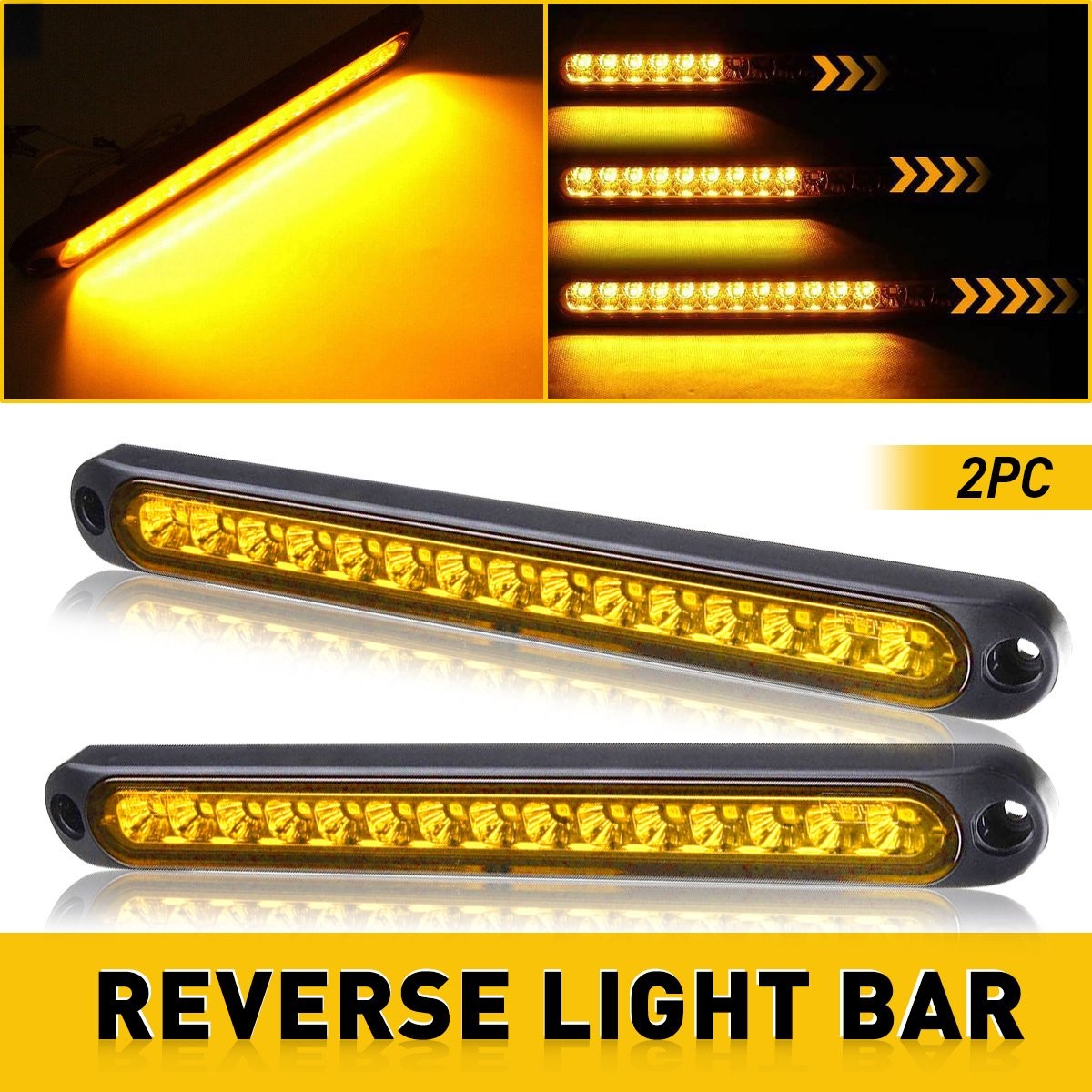 2X SMOKED LED SIDE MARKER LAMP TURN SIGNAL FLOWING LIGHT AMBER SEQUENTIAL BRIGHT