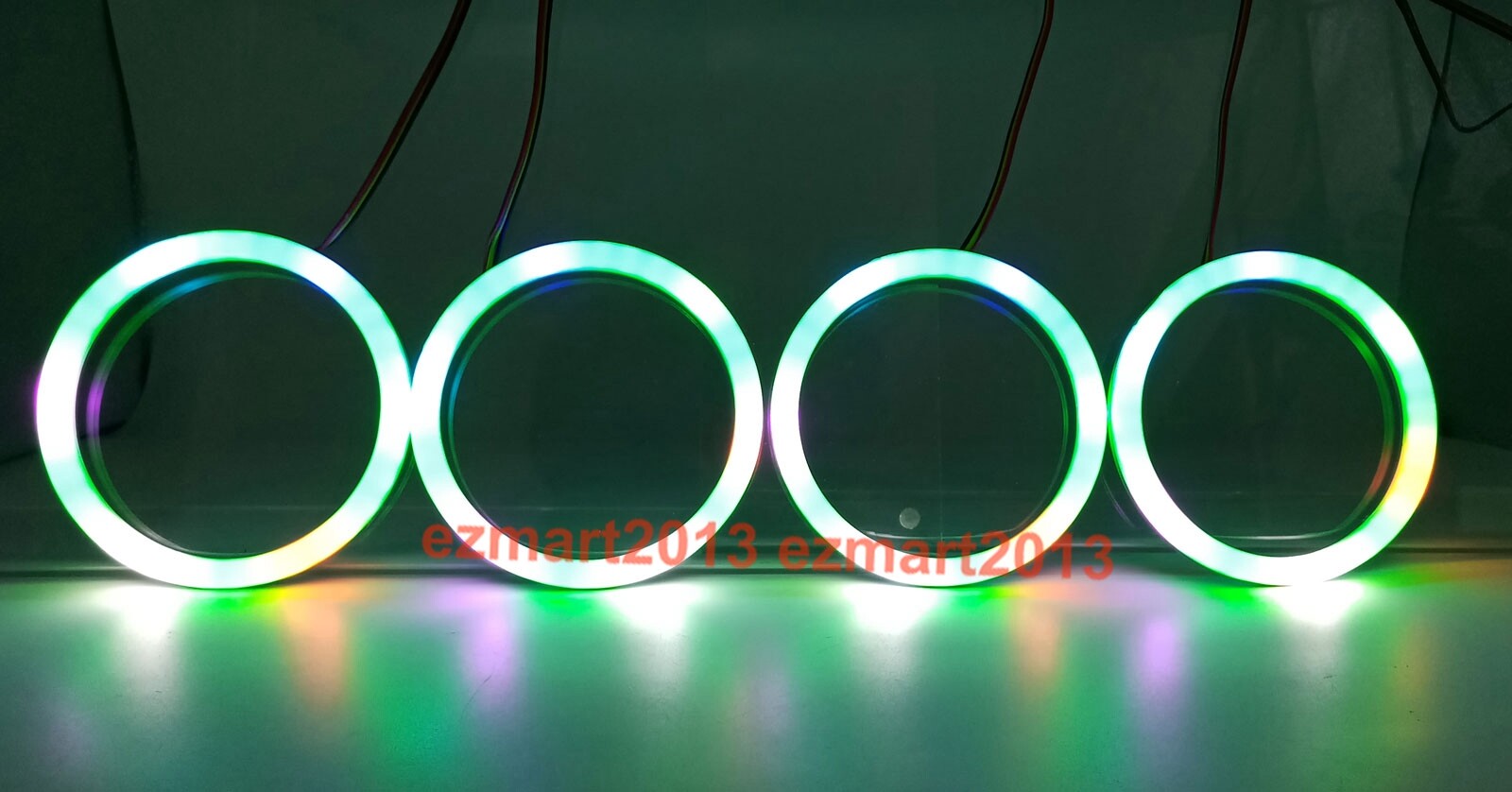 RGBW Dream color Flow series Chasing halo with Turn Signal Flash DRL Bluetooth