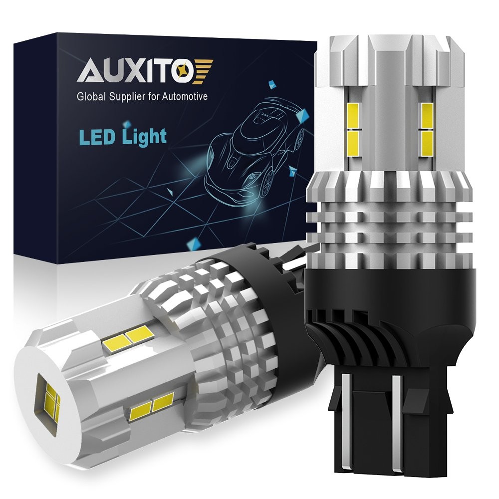 AUXITO 2X 7443 7440 LED Backup Reverse Light Turn Signal DRL Bulbs Bright White