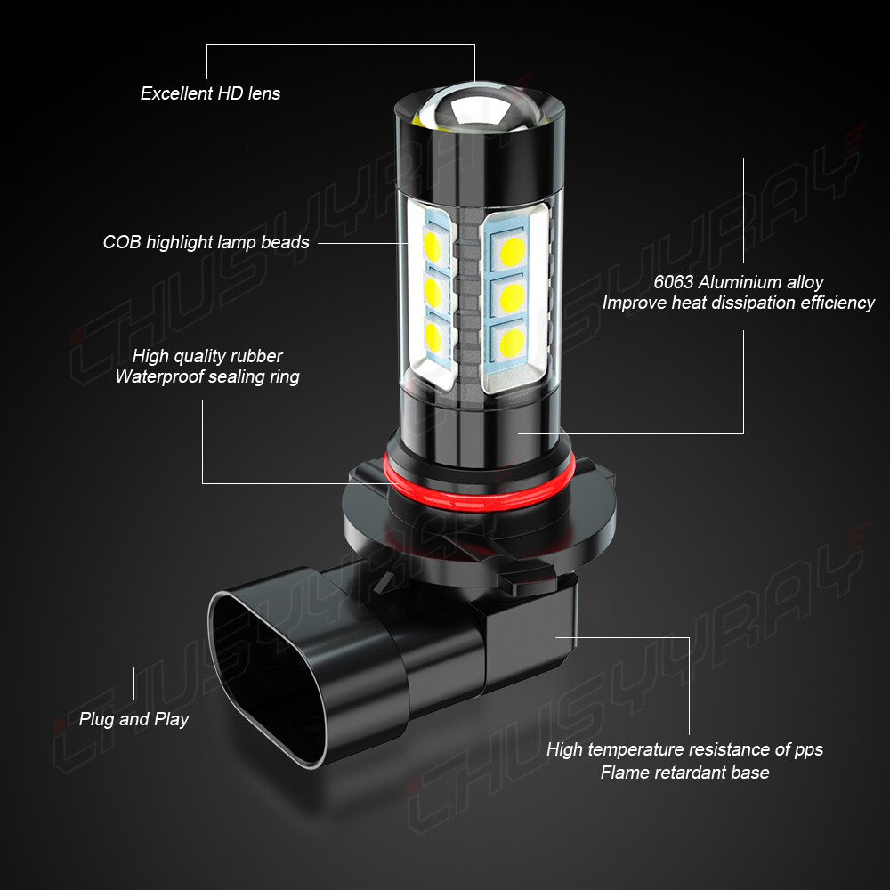 For Ford F150 2004-2014 LED Headlight High Low Beam Fog Light Bulbs Combo Kit