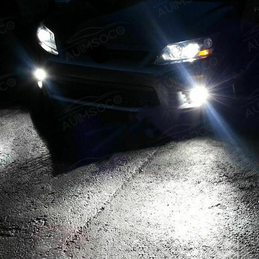 For 2004-2014 Ford F-150 LED Front Lamp Fog Light Bulbs 5 Years Warranty