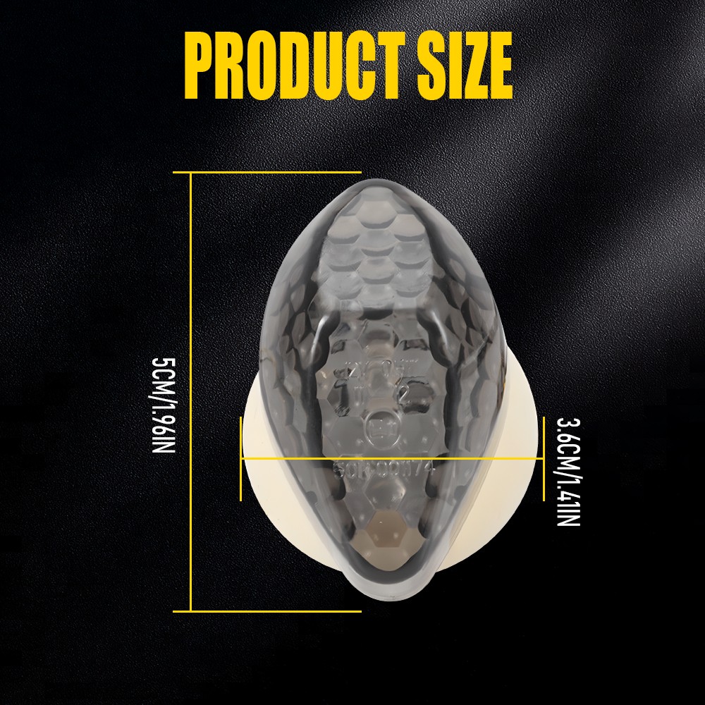 Universal Mini Motorcycle LED Turn Signal Blinker Light Amber Indicator 2-10X