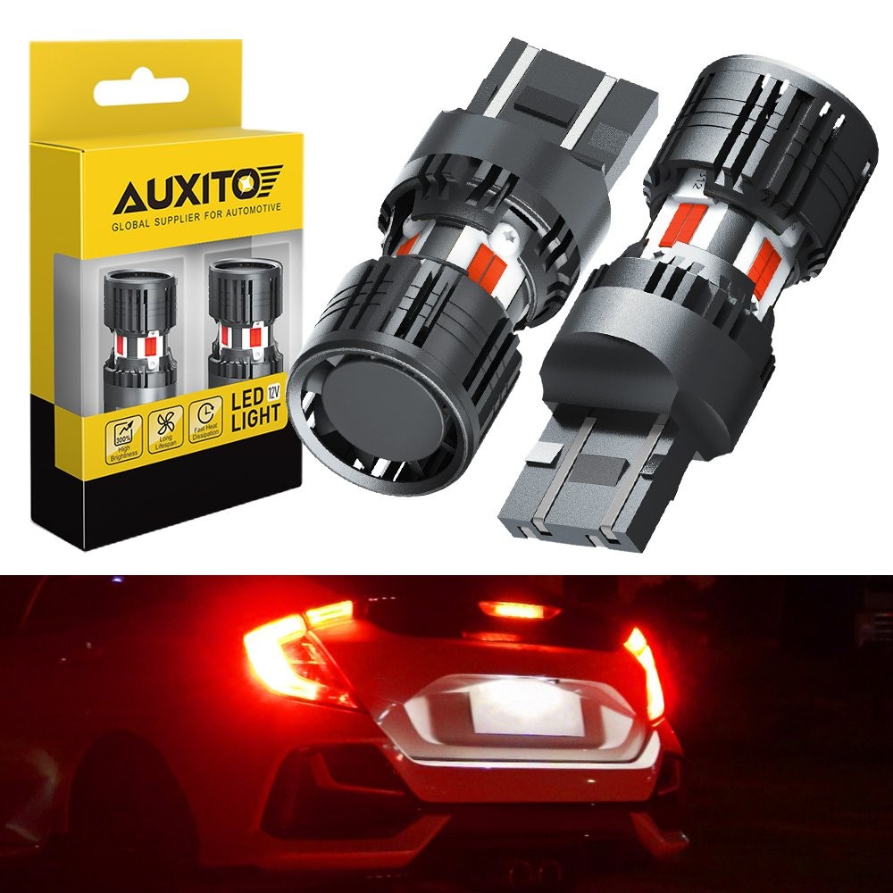 2-20 AUXITO 7443 Red LED Bulbs Tail Lights Brake Lamps Bright Built-in Resistor
