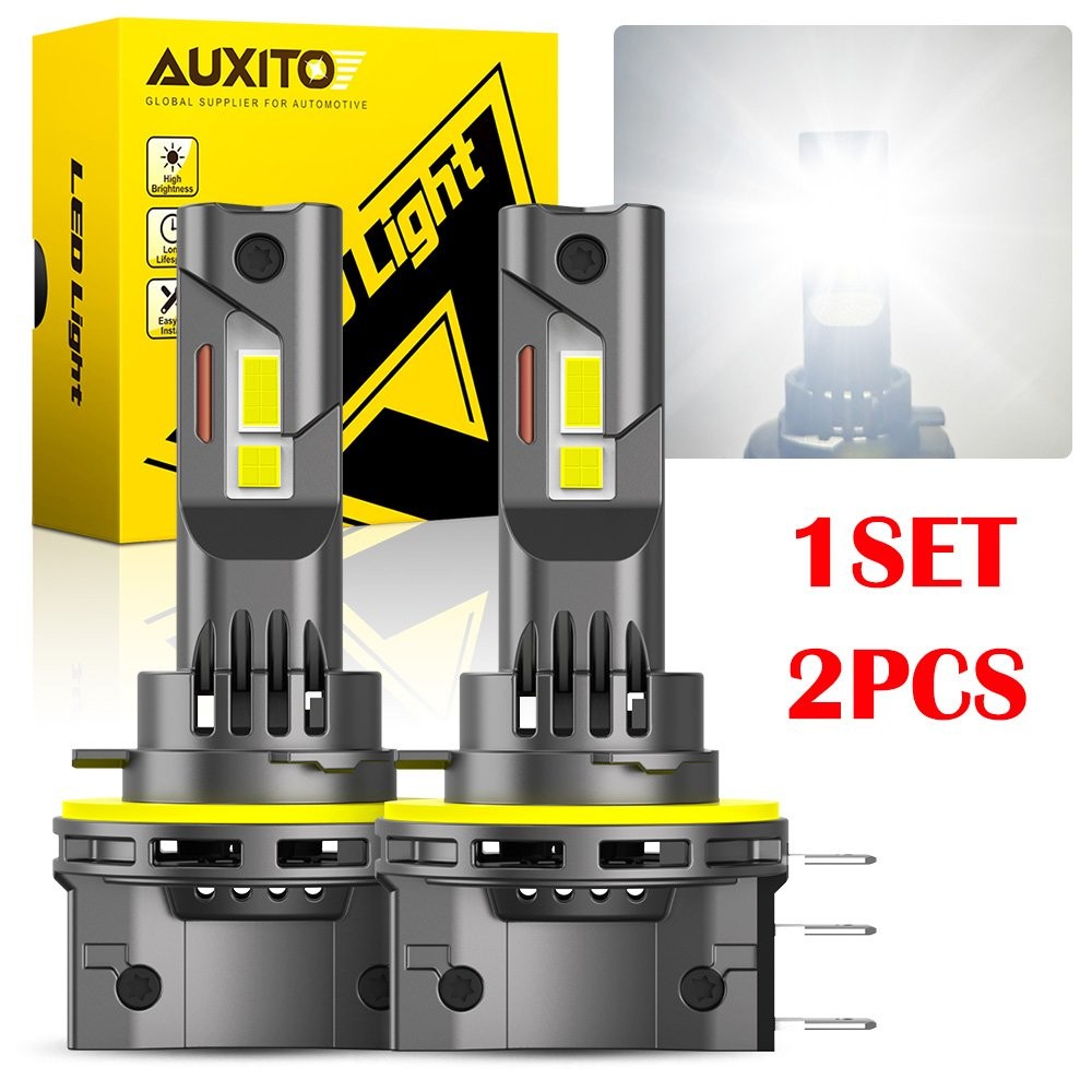 2-4PC AUXITO H15 LED Headlight Bulb Canbus Error Free High Beam DRL 30000LM GF A