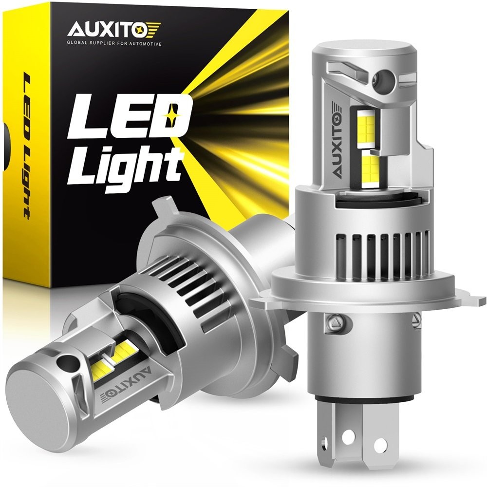AUXITO 2X 9003 H4 HB2 LED Headlight Kit High-Low Beam 90W 6000K White Q16 Series