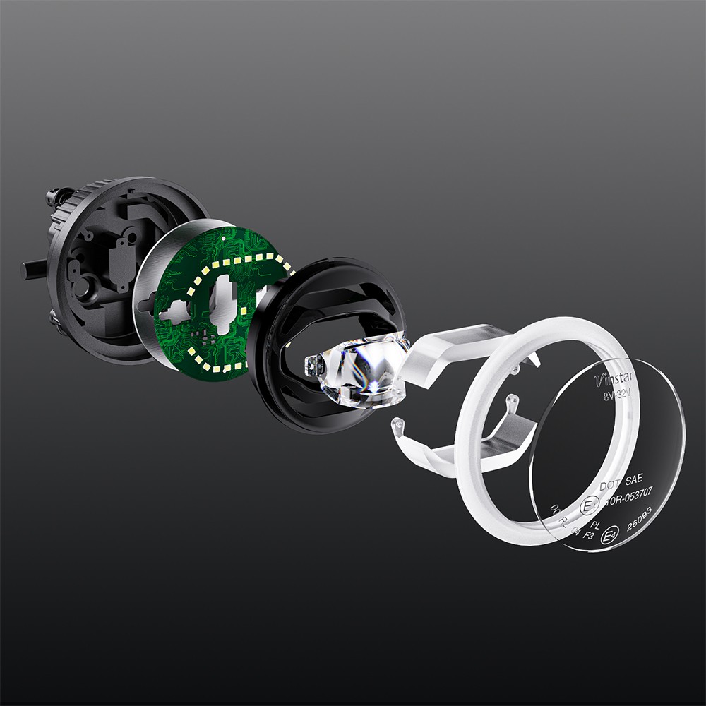 LED Halo DRLs Daytime Running Light/Driving Fog Lamp For 2010-2013 Chevy Camaro