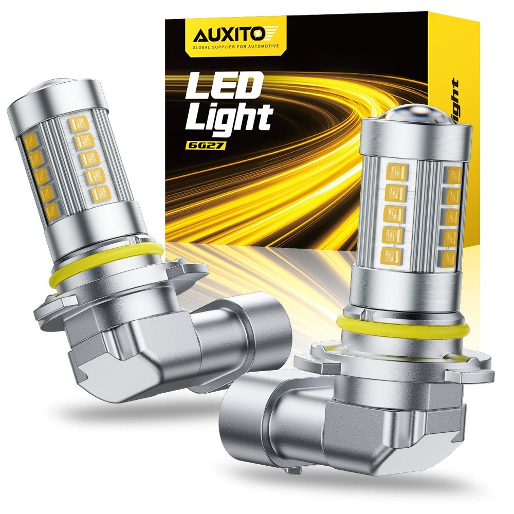 AUXITO 9145 9140 H10 LED Fog Light Bulbs 11W 2000LM 3000K Amber Conversion Kit V