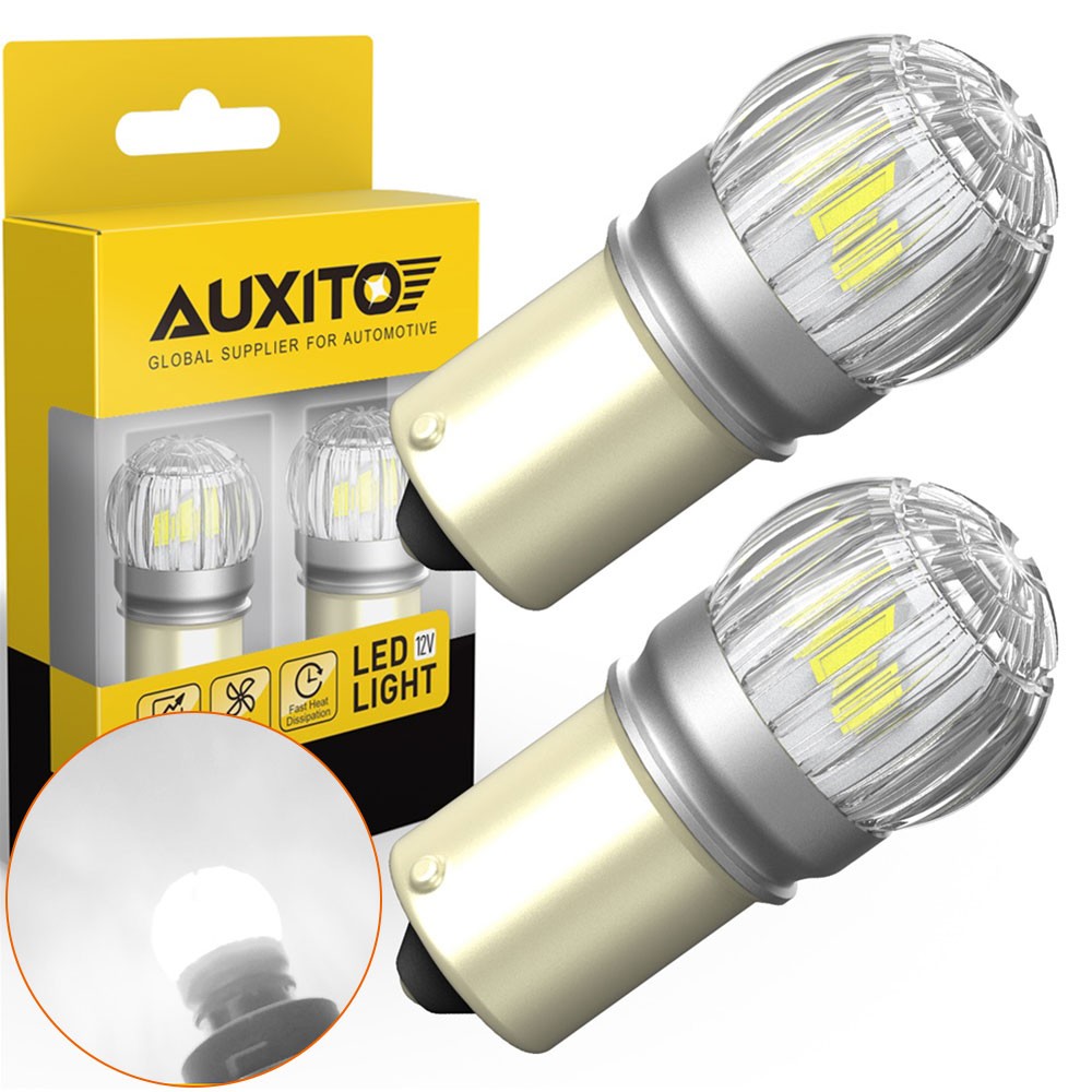 2PC Super Bright LED 1156 P21W 7506 Reverse Backup Light Bulb 6000K White AUXITO