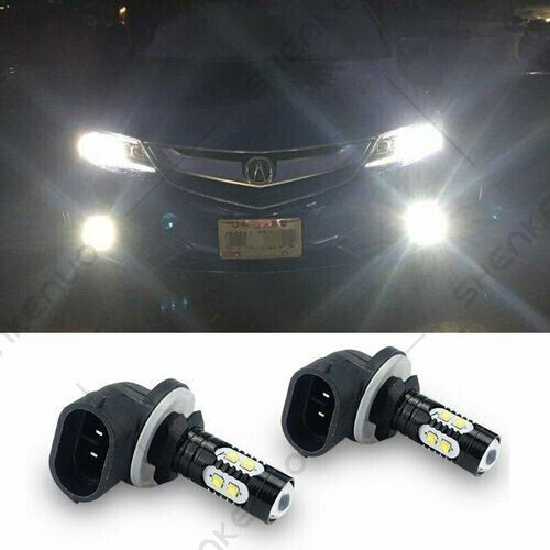 USA 2 Super Bright LED Headlamp Bulbs for Polaris Ranger Crew 800: 2010 & other