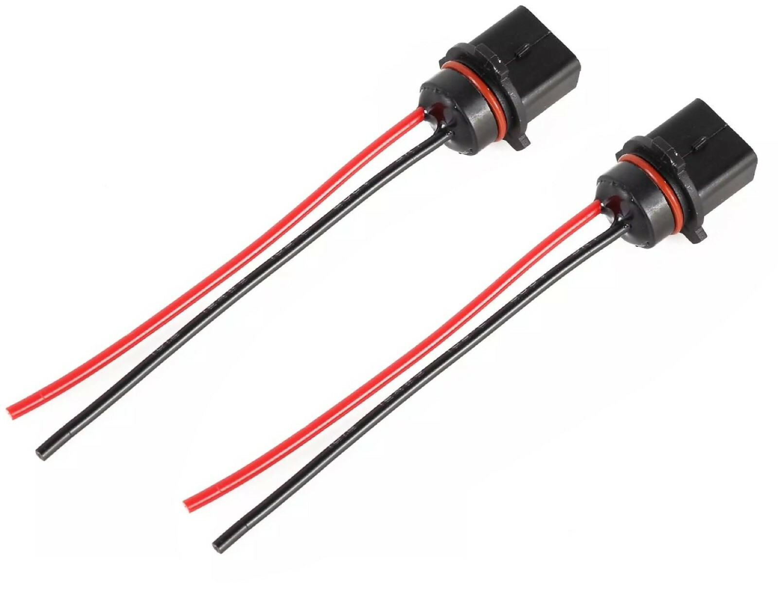Wire Pigtail Male PSX26W 12278 H28W DRL Light Two Harness Bulb Connector Plug OE