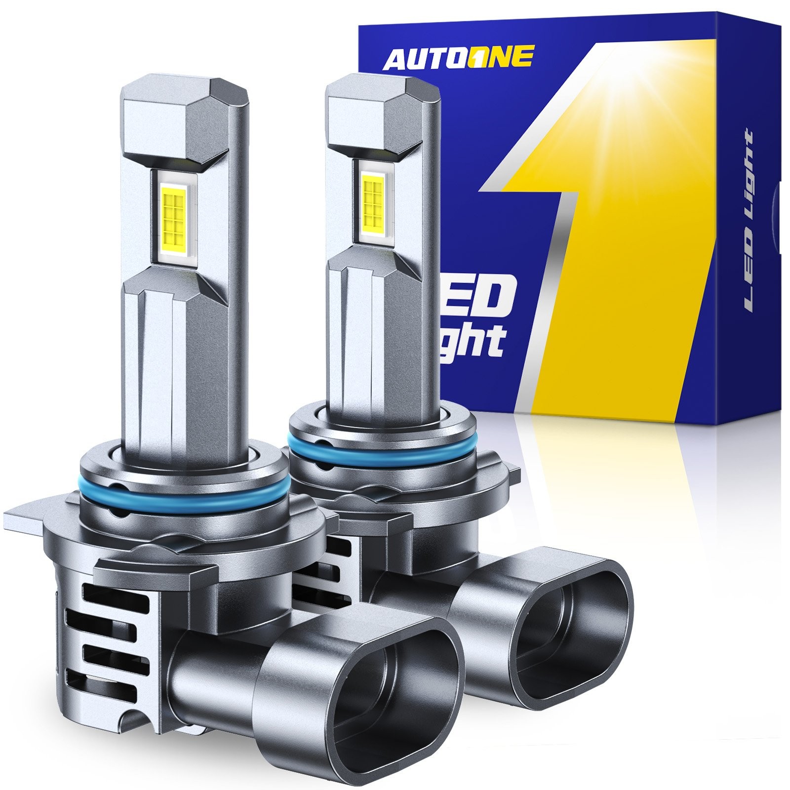 LED Headlight Bulb High Low Beam 6500K 9005 HB3 9006 HB4 9012 HIR2 H4 H8/9 H11 F
