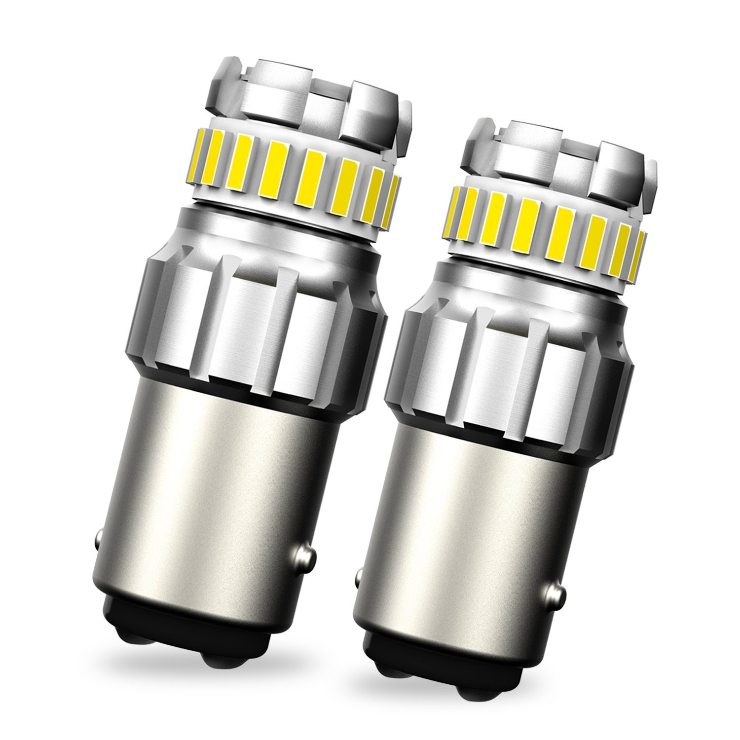 2057 1157 LED Turn Signal Light Bulb 6000k White Anti Hyper Flash Brighter EOOK