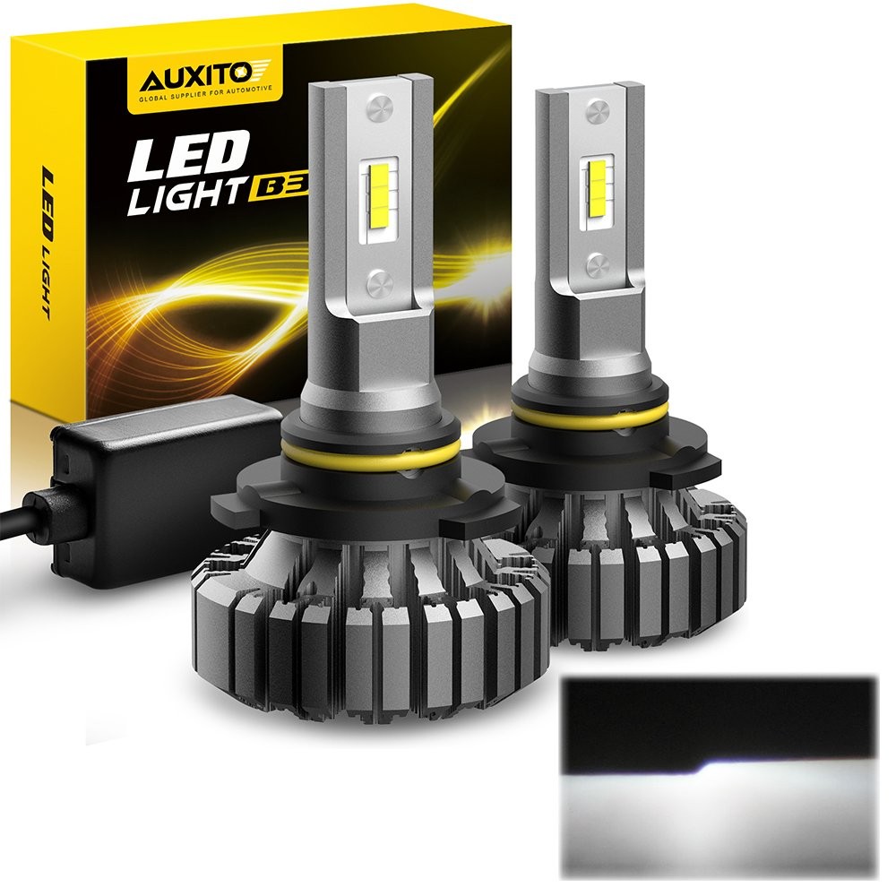 AUXITO 9005 HB3 LED Headlight Bulbs High Low Beam Super Bright White ERROR FREE