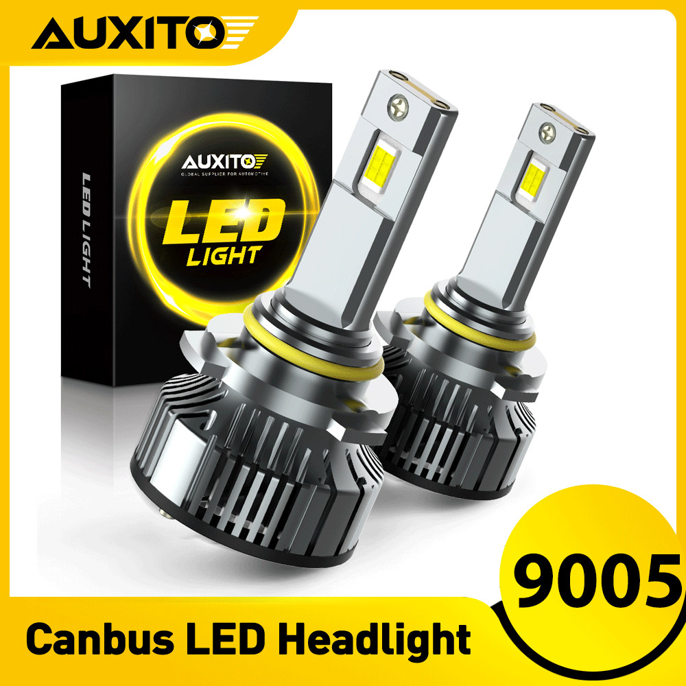 9005 Front LED Headlight Super Bright Bulbs Kit White 40000LM High/Low Beam HB3