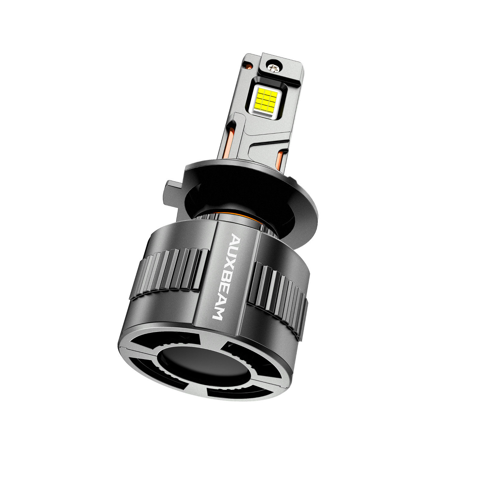 AUXBEAM H7 LED Headlight Bulb Kit High Low Beam 80000LM Super Bright 6500K White