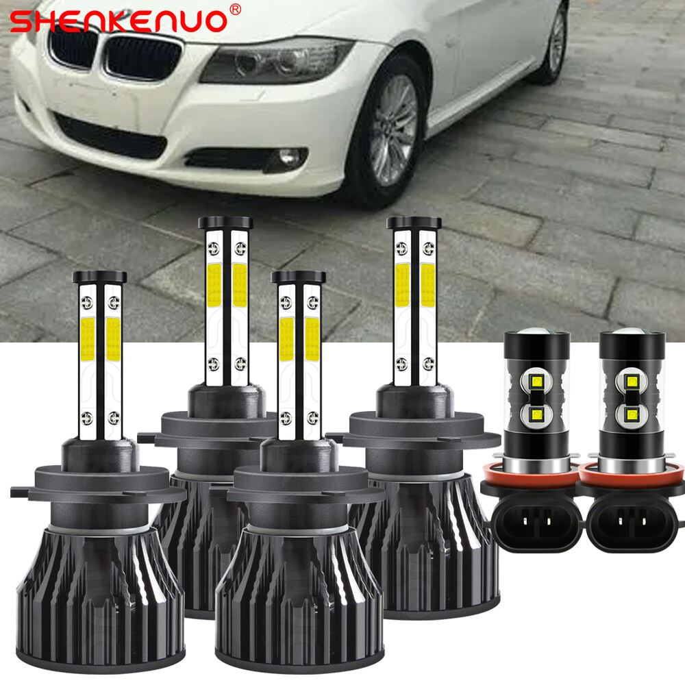 For BMW 320i 2012-2018 LED Headlight Bulbs Kit Hi/Lo Beam Fog Light