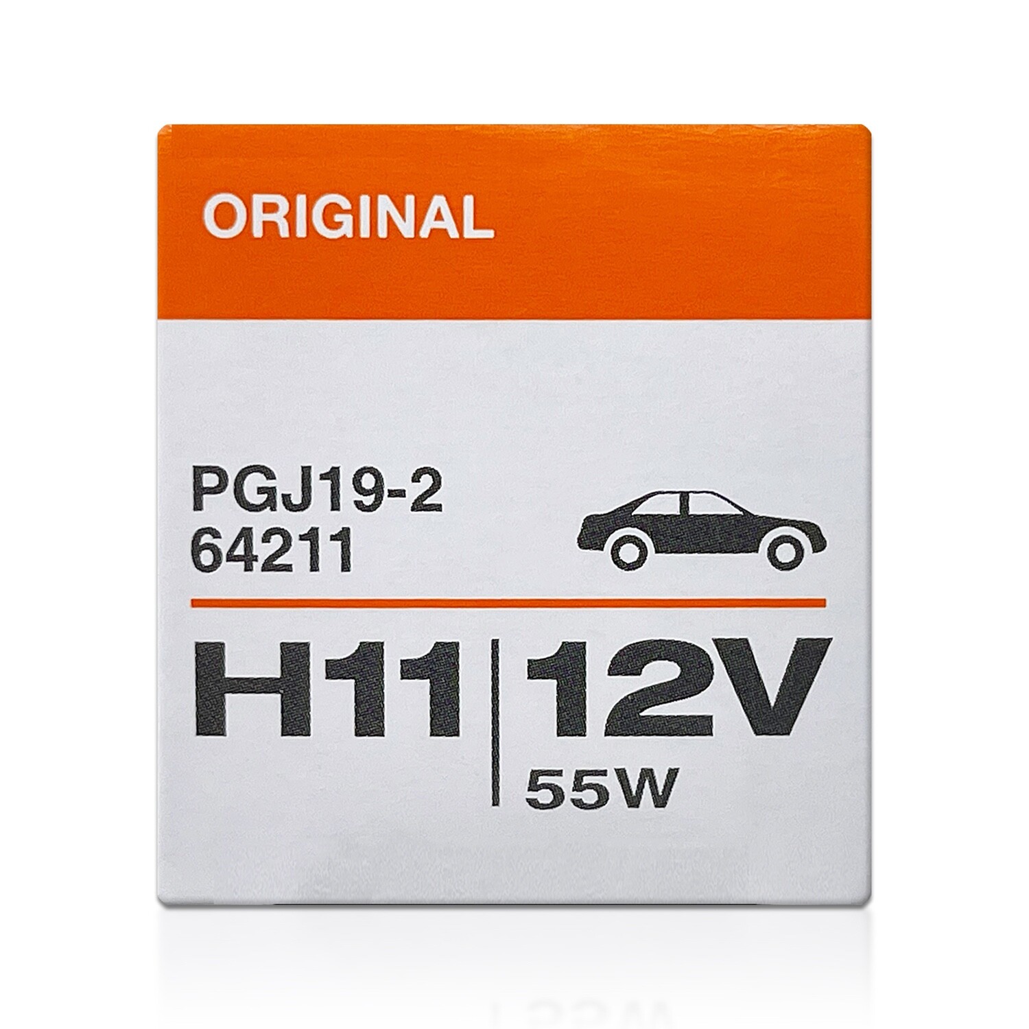 2-Pack Osram Sylvania H11 OEM Genuine Part Halogen light bulbs 64211L+ 12V 55W