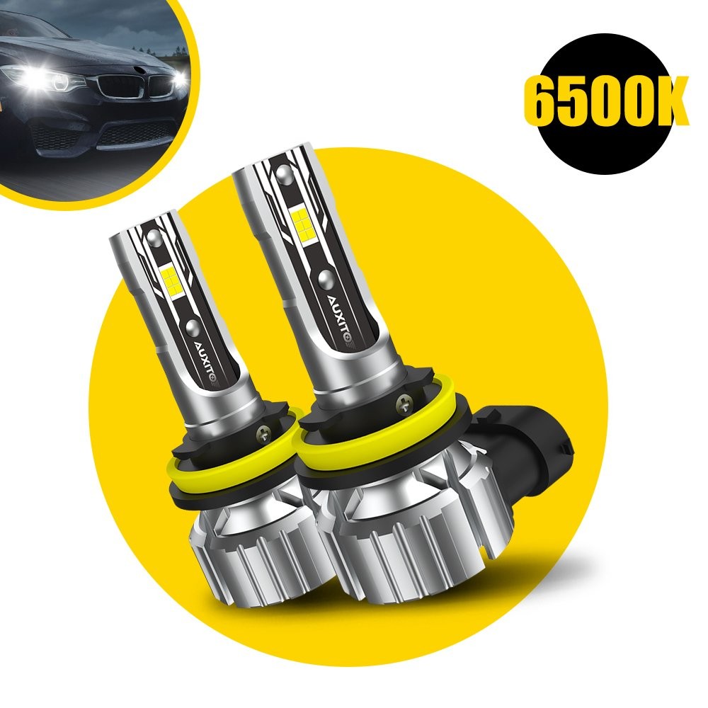 H11 Fog Light DRL LED Headlight Bulbs Kit High Low Beam 6500K White 100W AUXITO