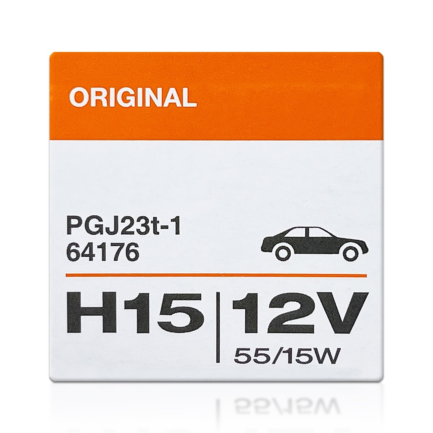 Osram H15 Original Standard OEM Headlight Halogen Bulbs | 64176 | Pack of 2