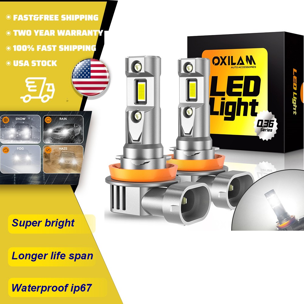 For Honda Accord Series LED Headlight Kit Combo Bulbs High Low Fog Light Bulbs