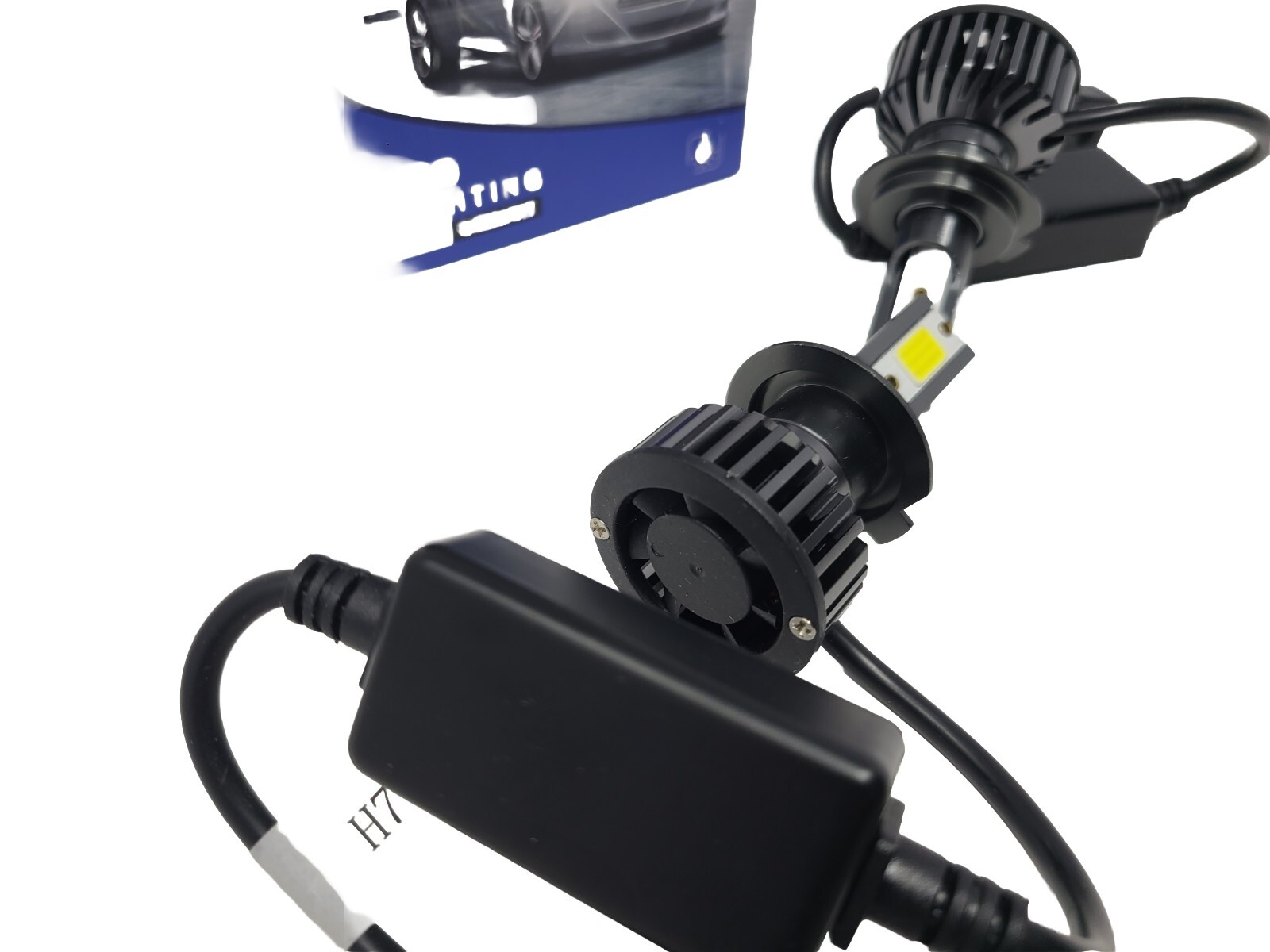 Set Of 2 H7 Car HID LE Headlight Bulb Ballast Connectors