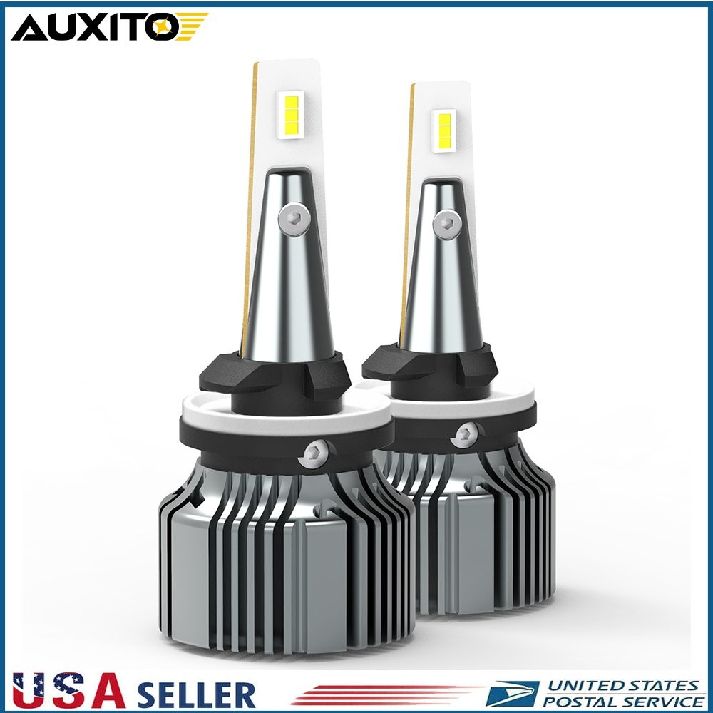 AUXITO H27W/2 881 White LED Fog Light Bulbs DRL Conversion Kit 6500K White D