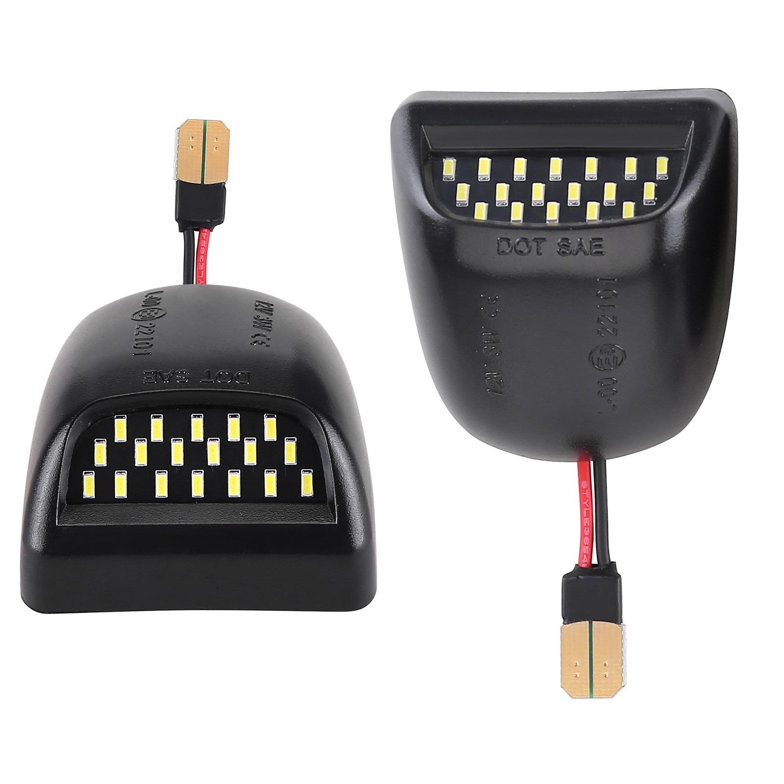 2x 12V LED License Plate Lights 22794700 for Chevrolet Pickup Truck GMC
