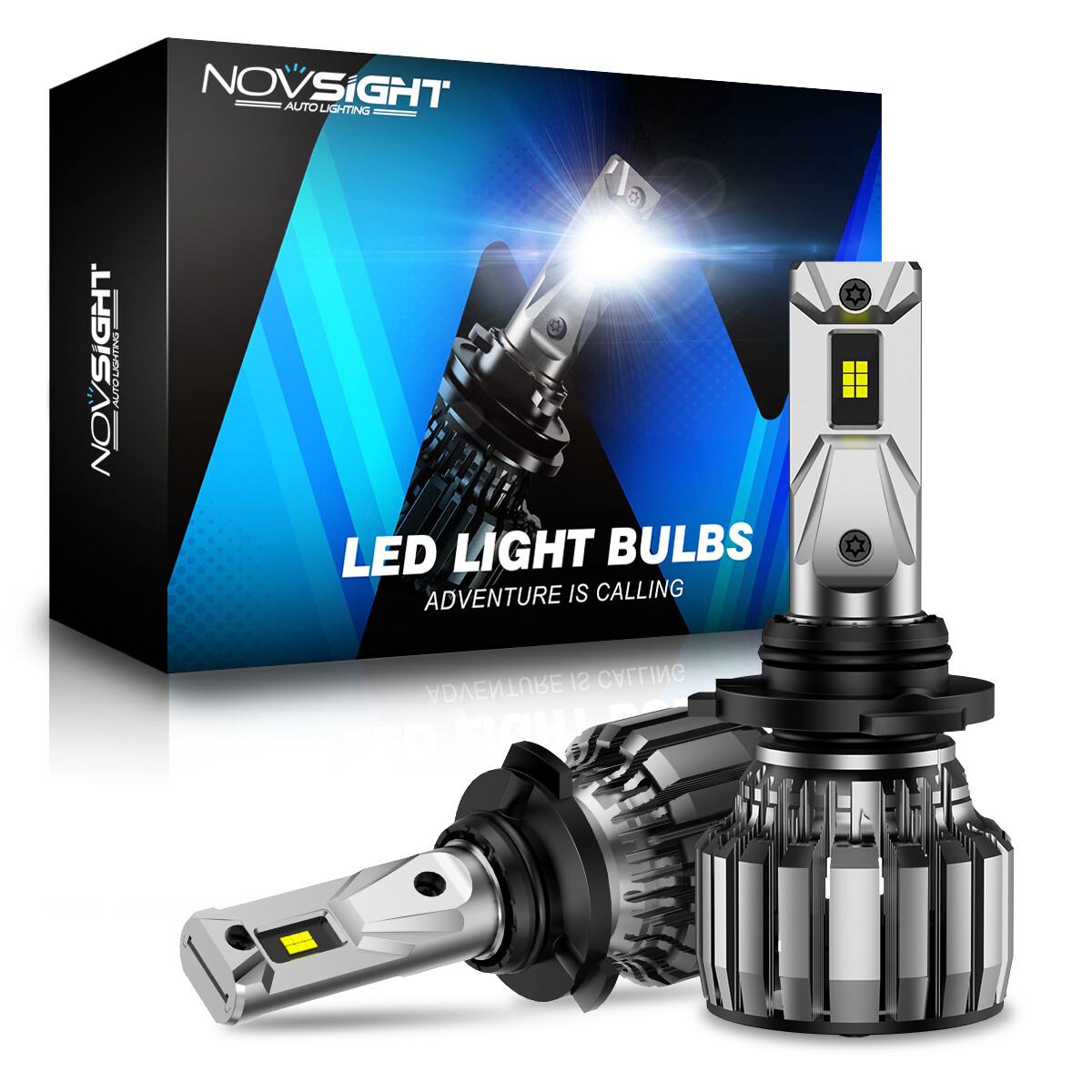 NOVSIGHT 9006 LED Headlight Bulbs 13000LM High Low Beam Fog Light Replace Lamps