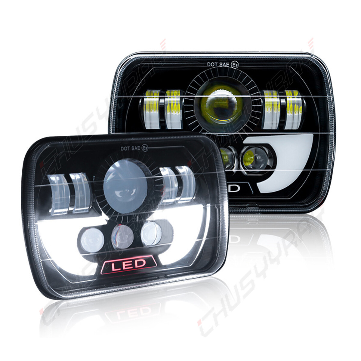 For Toyota Pickup 1982-1995 Truck DOT 7×6″ LED Headlight Pure White Bright H6054