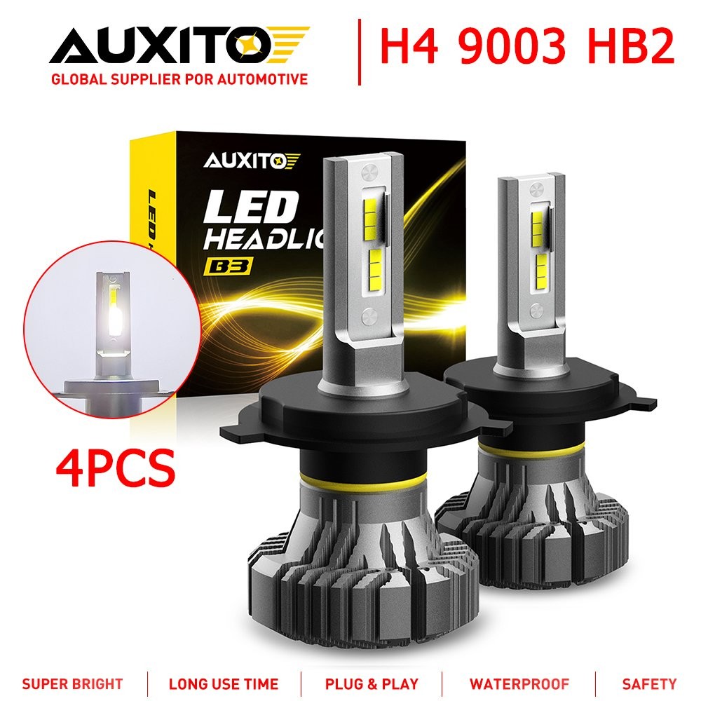 4X Replace Halogen Super Bright 9003 HB2 H4 LED Headlight Beam CANBUS High USA