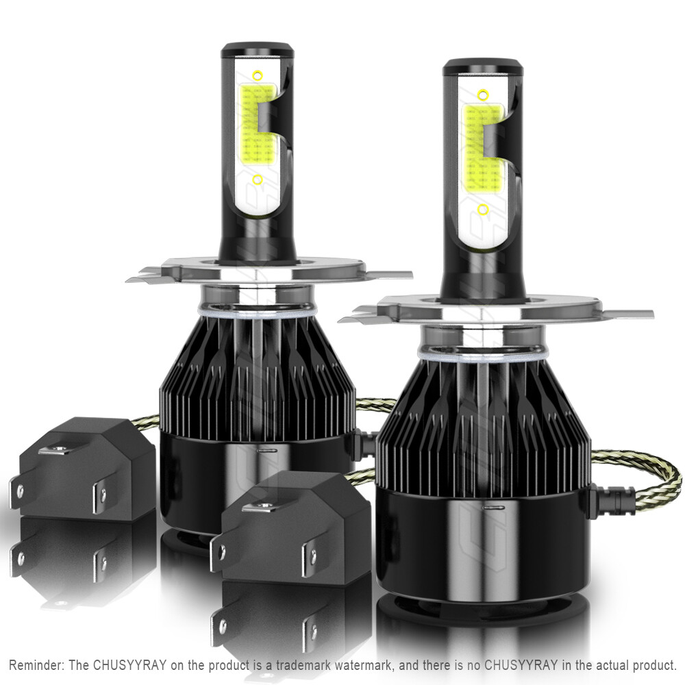 For Hummer H2 2003-2009 Pair DOT 7 inch Round LED Headlights W/ High Low Beam