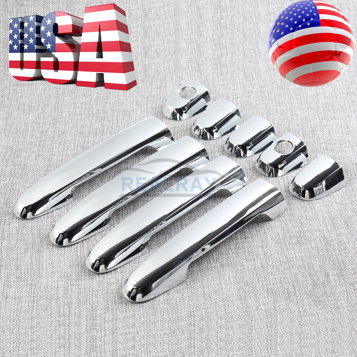Chrome Door Handle Cover for Toyota Camry Solara Prius Corolla Matrix Highlander