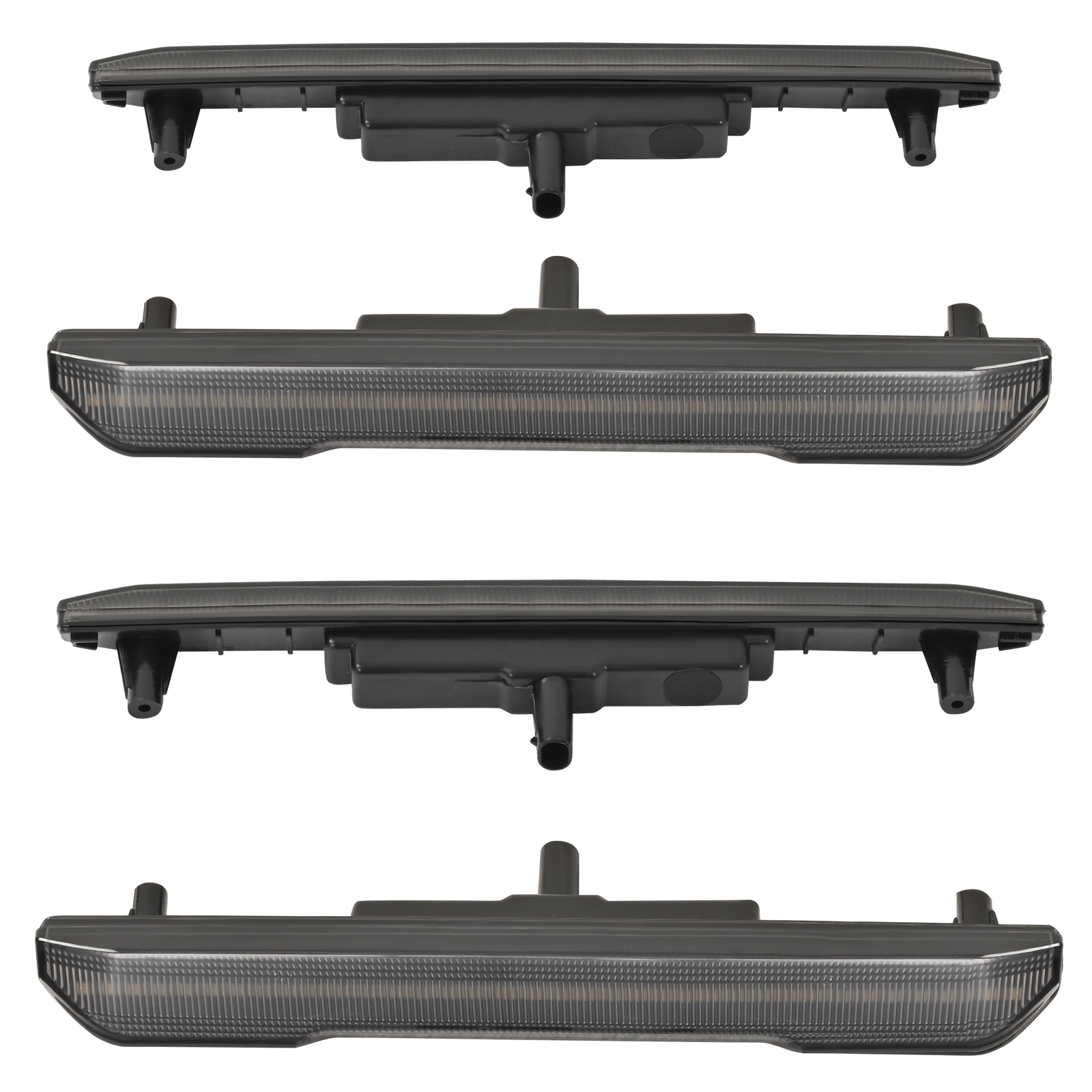 White Front Rear LED Side Marker Lights For GMC Sierra 2500HD 3500HD 2020-2024