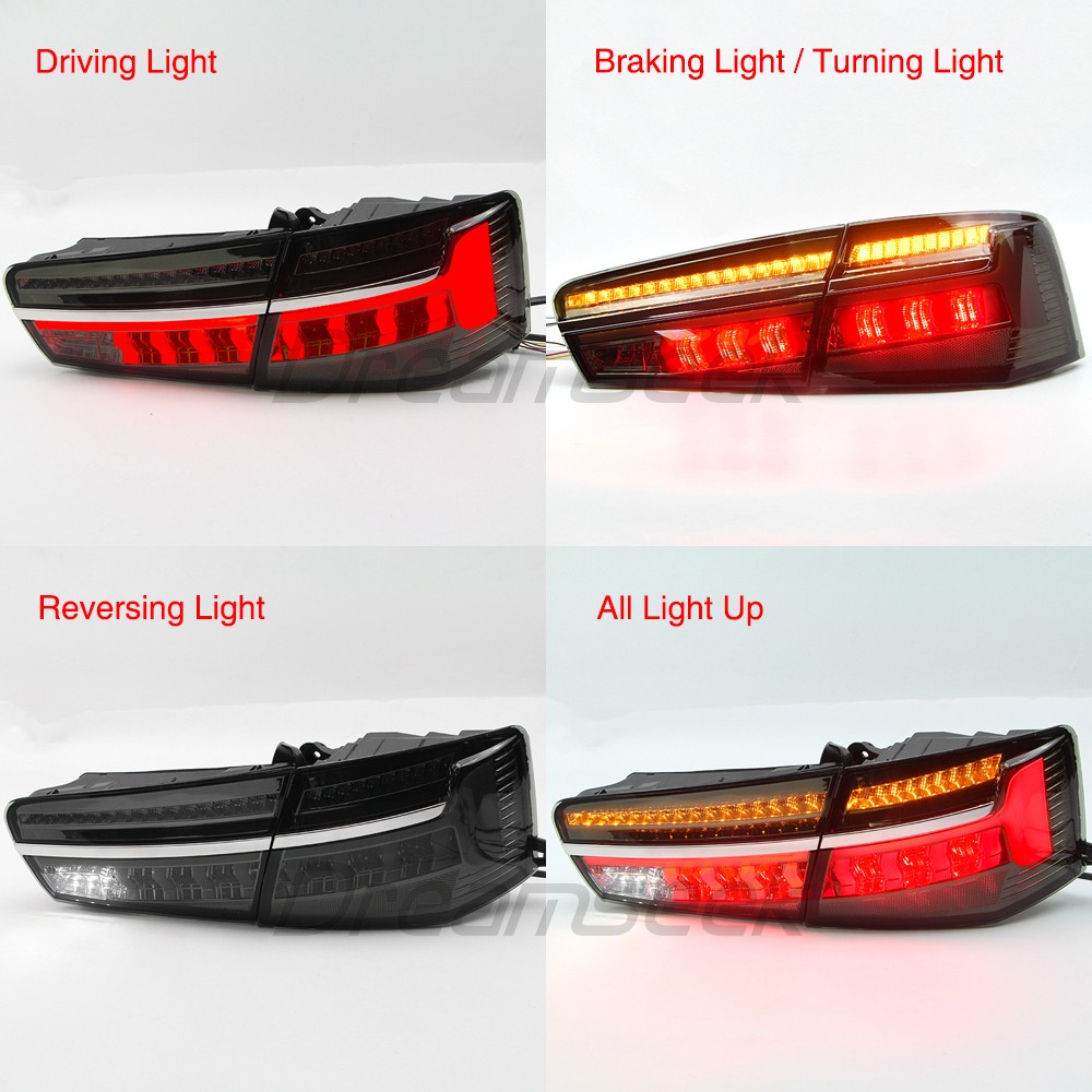 LED Tail Light Assembly For Audi A6 / S6 12-15 Rear W/ Dynamic Turn Signal Lamp