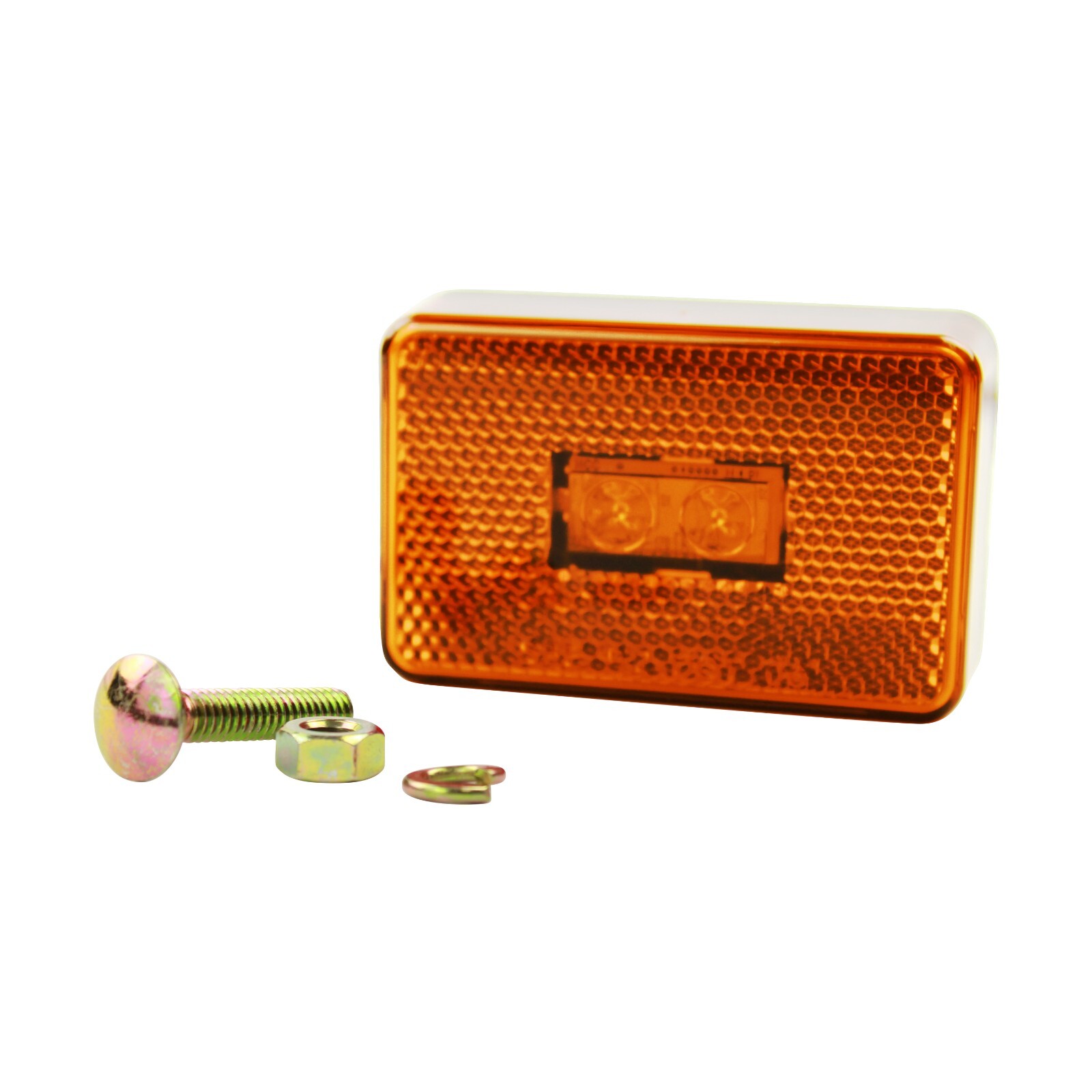 4 Pc Amber Trailer Side marker lights 3″ Thin line Trailer Truck 2 Led
