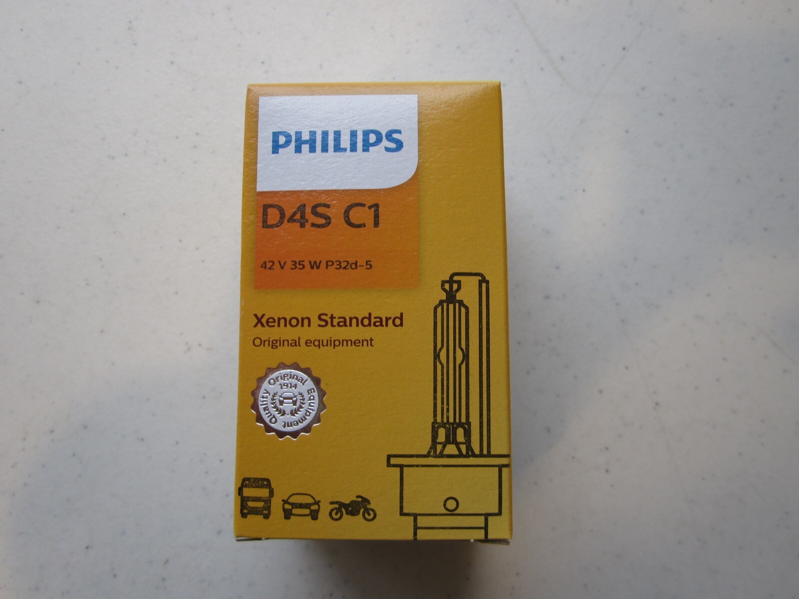 GENUINE Philips 42402C1 Headlight D4S HID Bi-Xenon -Single OEM Bulb Germany Made