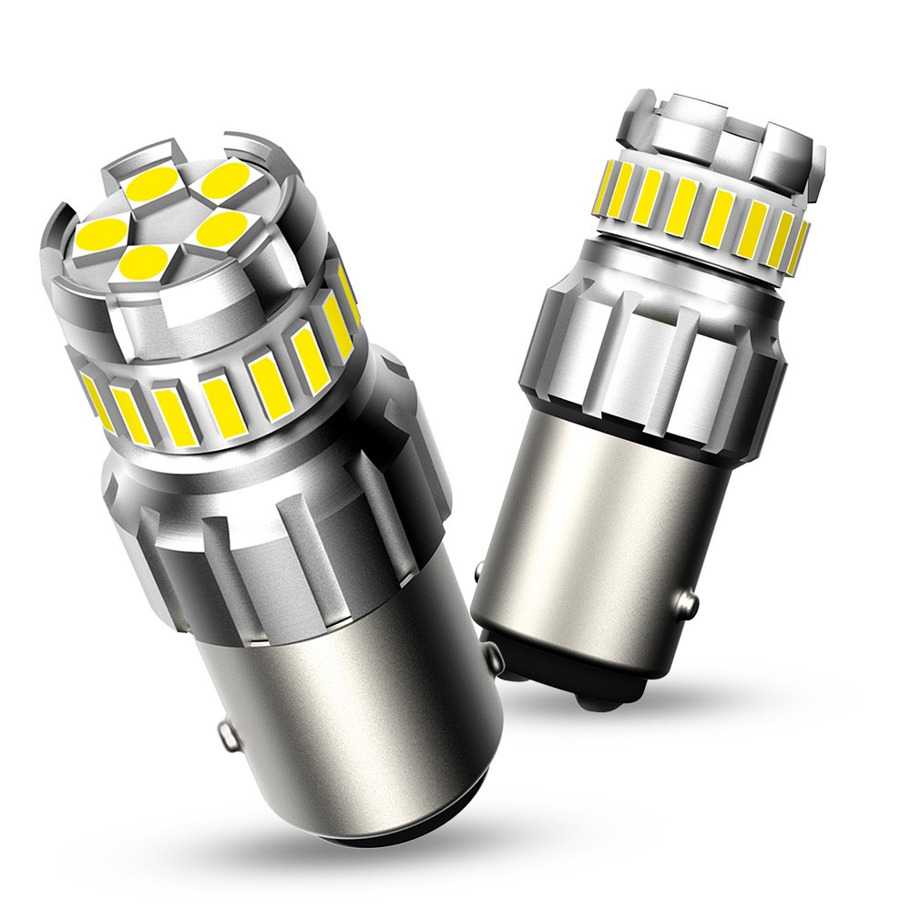 2-20 AUXITO 1157 White LED Stop Turn Signal Brake Tail Light Bulb 2057 2357 7528