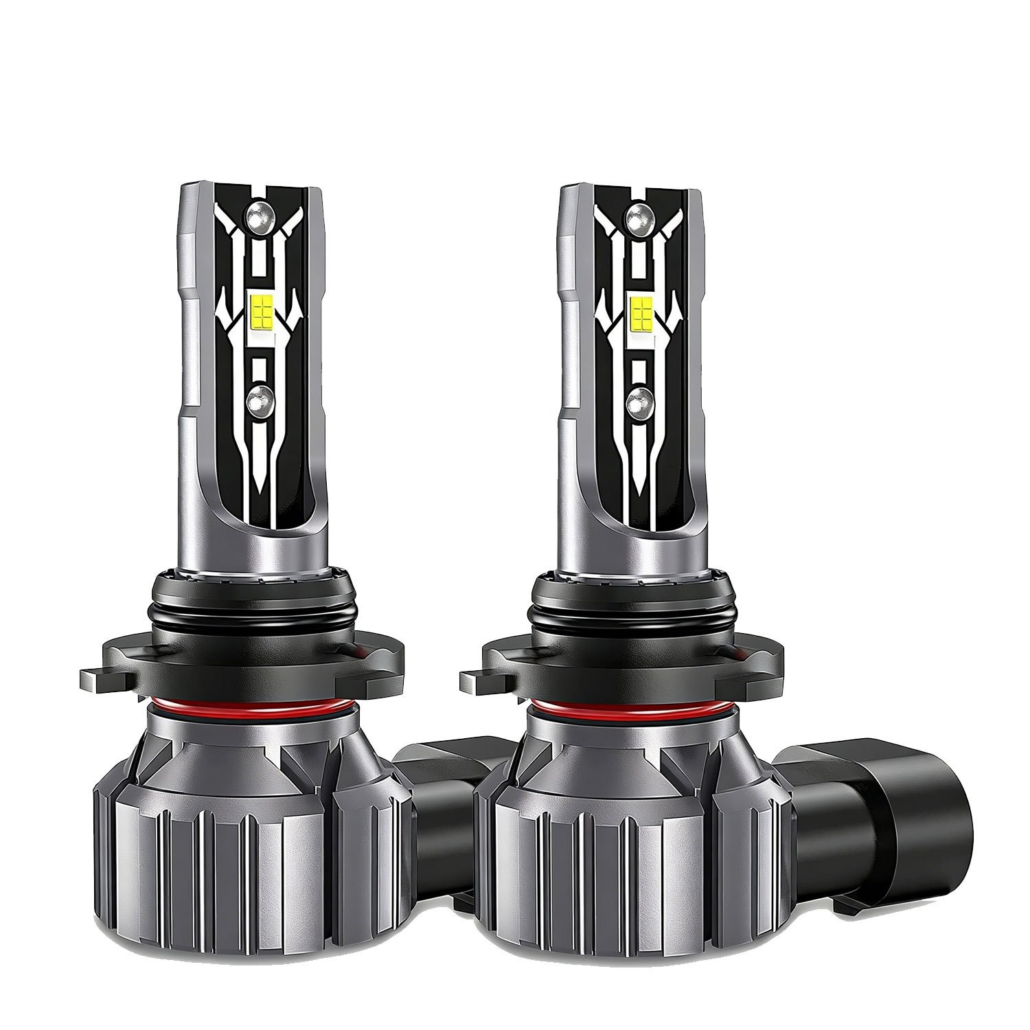 FISONA 9005 9006 Bulbs Combo LED Headlight Kit High Low Beam Bulb 4800W 720000LM