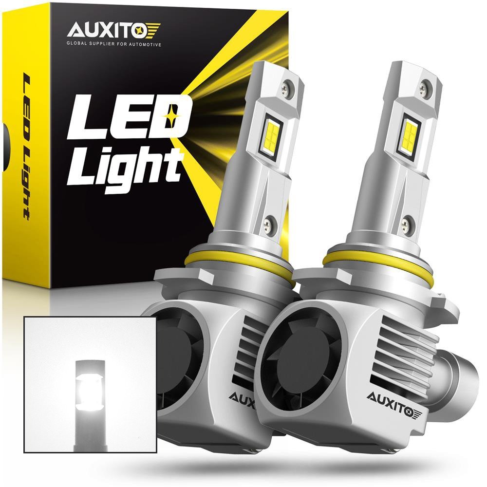 2PCS AUXITO 9006 HB4 Bulb LED Headlight Conversion Kit Super White High Low Beam