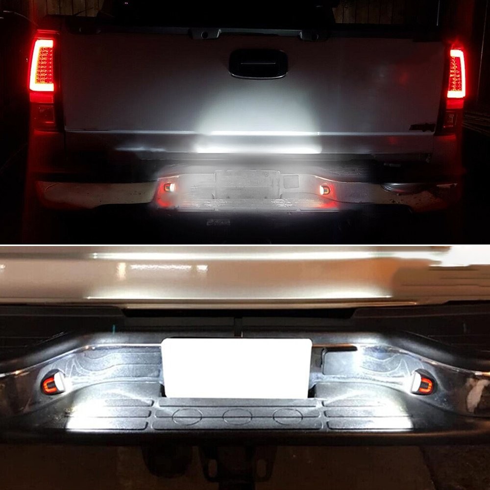 Fit Chevrolet Suburban Avalanche Tahoe 6000K LED White License Lights Plate 2Pcs
