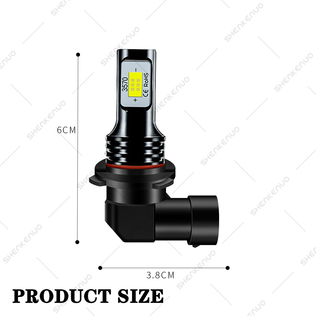 For BMW 525i 530i 540i 535i 6X 9005+9006+9006 LED Headlights Fog Light Bulbs HKB