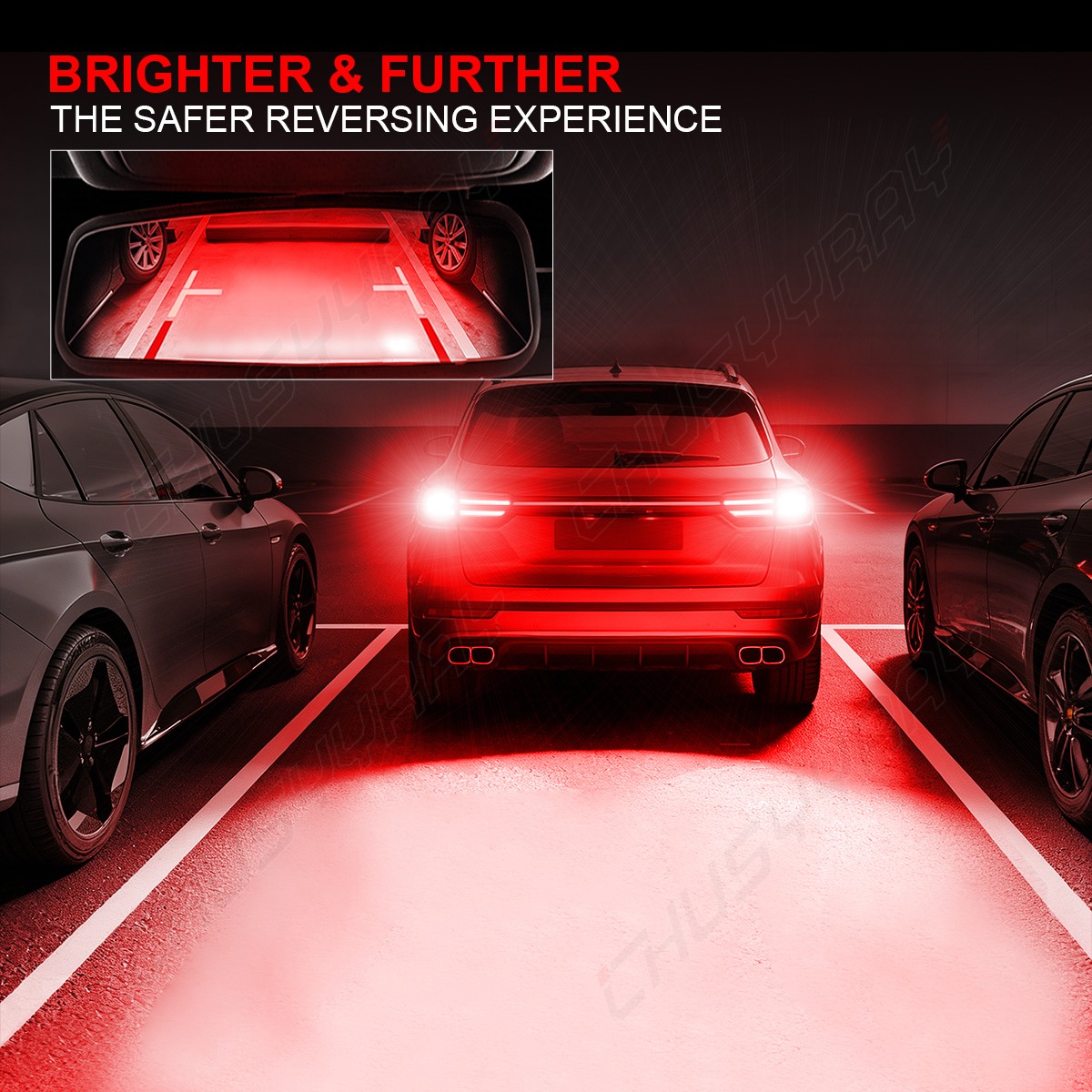 fit Chevrolet Colorado 2015-2022 7443 LED Red Tail Brake Stop Parking Light Bulb