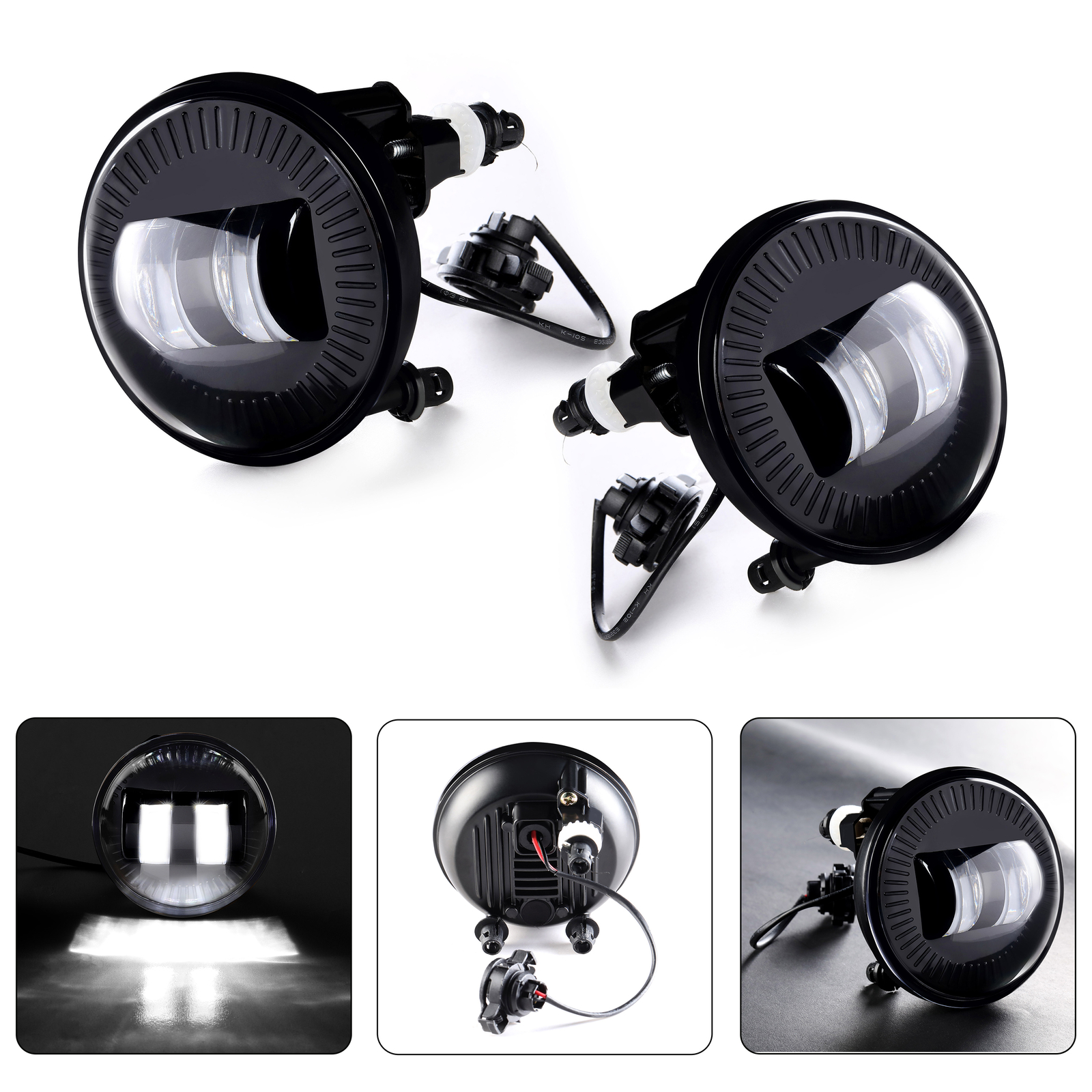 For Chevy Avalanche Suburban Tahoe GMC Yukon Acadia 07-14 LED Fog Lights Lamps
