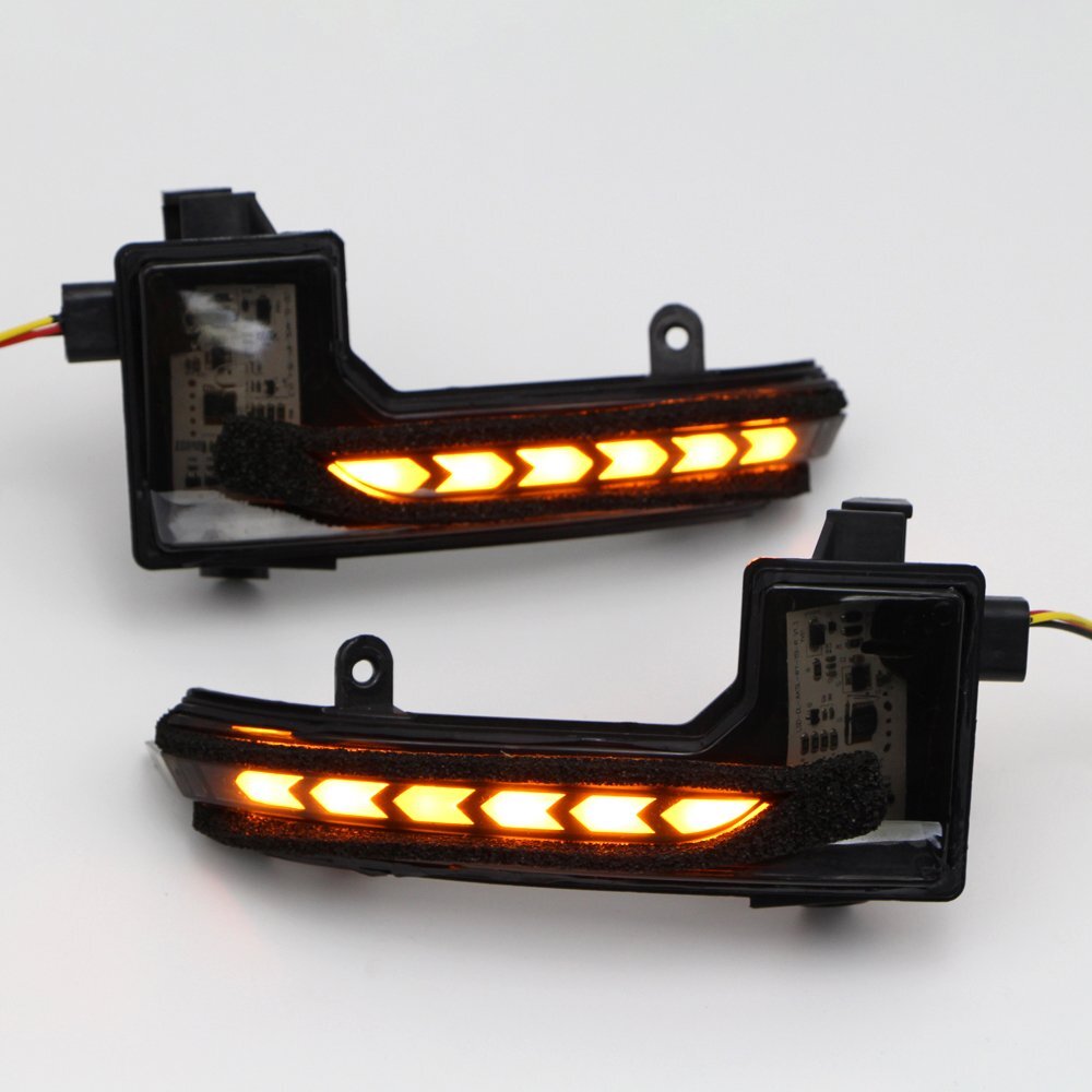 For Mazda 6 Atenza 2018-2020 LED Side Mirror Light with Turn Signal Smoke Lens