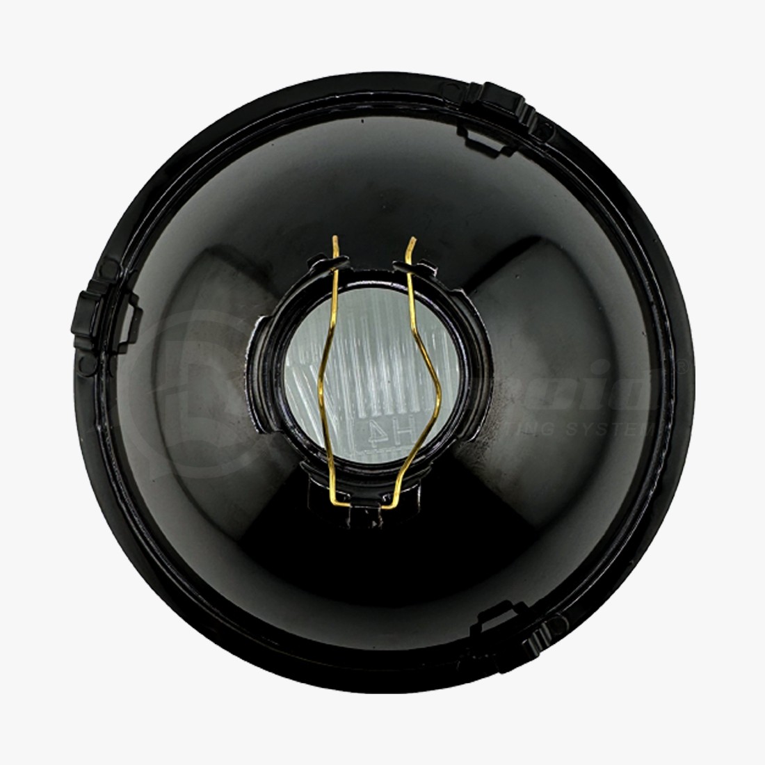 7 Inch LED Round GLASS Headlight Original Classic Look + LED H4 Bulb Conversion